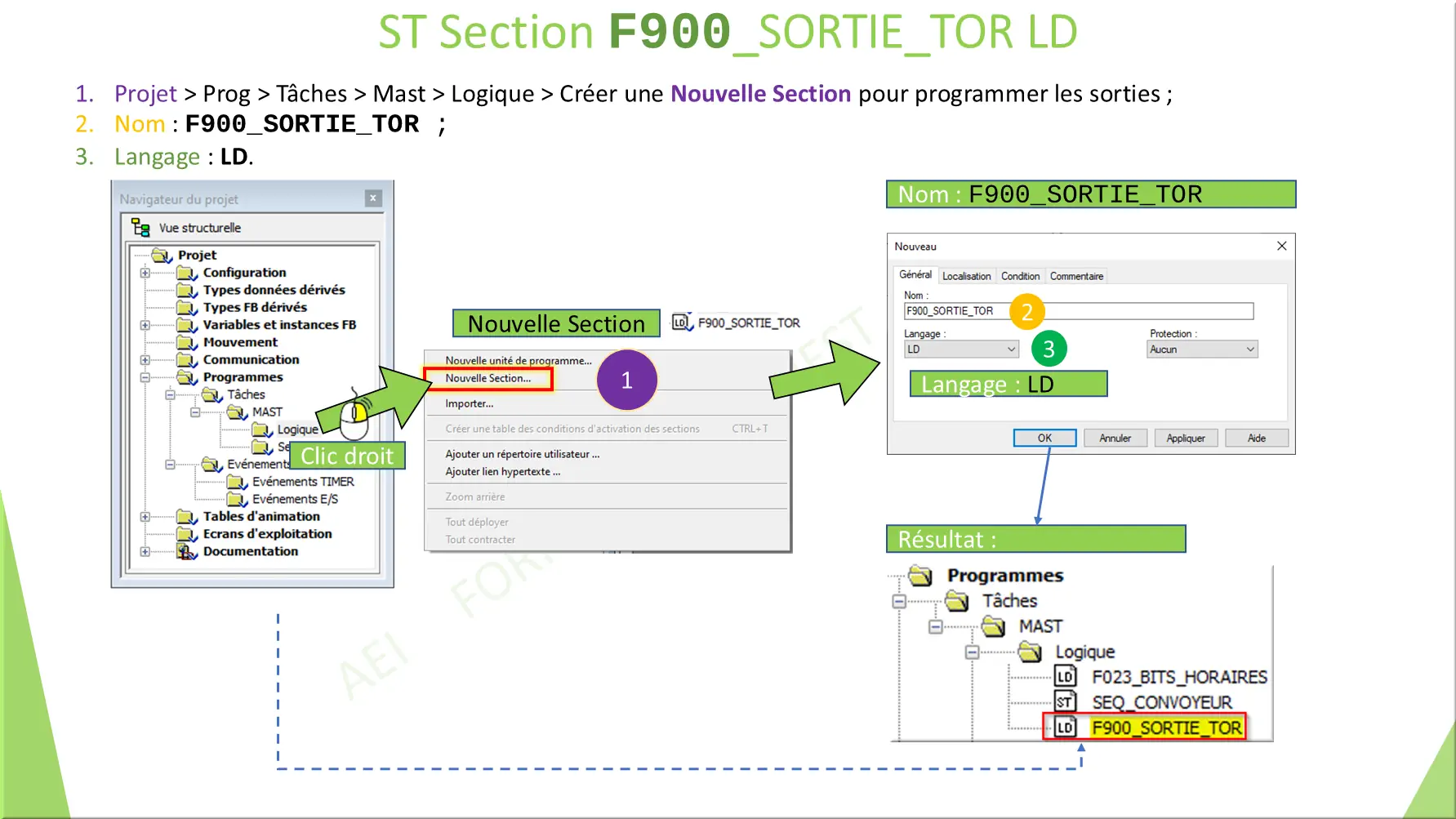 ST Section F900_SORTIE_TOR LD
